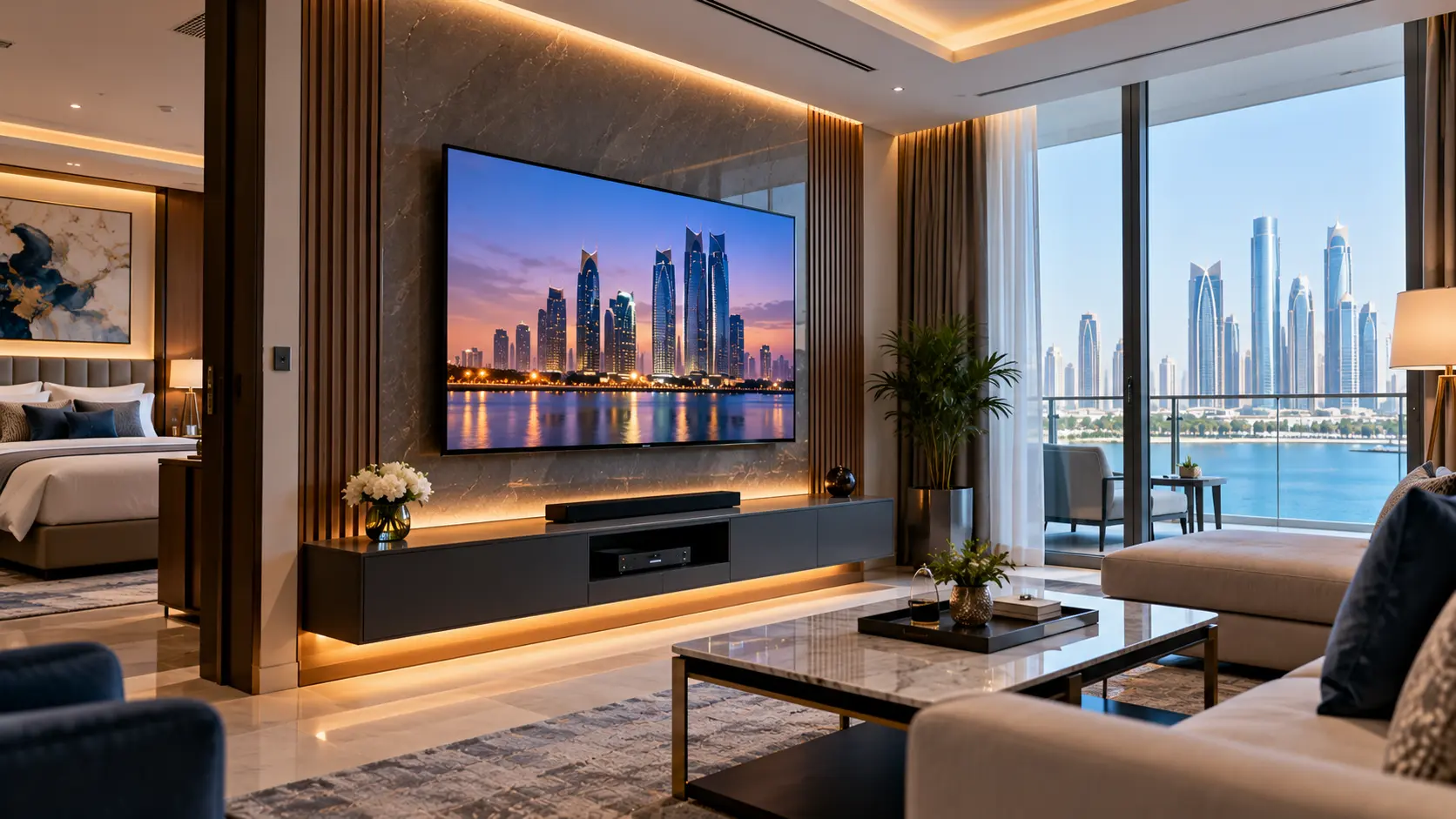 Television display for smart TV and IPTV applications