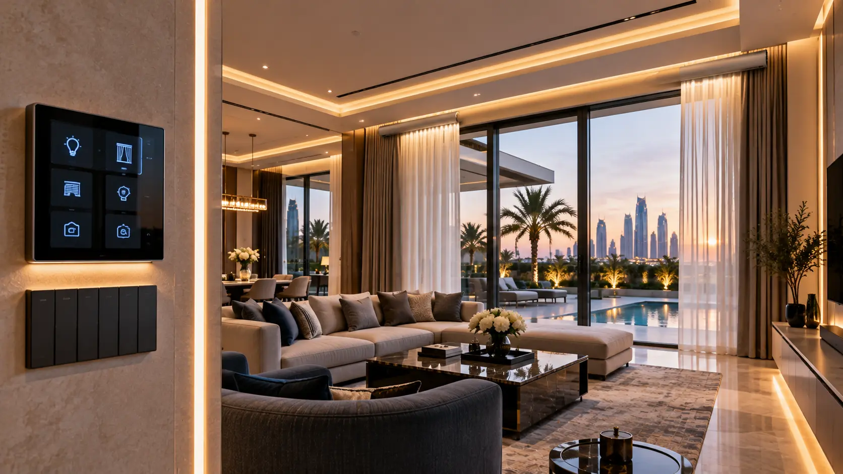 Smart home automation and lighting control devices